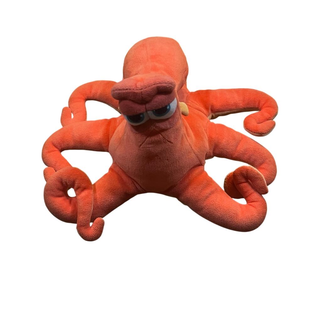 Finding Dory Octopus HANK Plush Toy Stuffed Animal Orange‎ Disney BanDai 5”